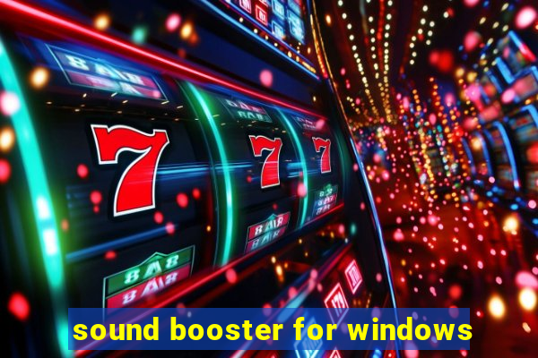 sound booster for windows